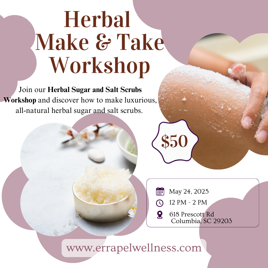 Herbal Sugar and Salt Scrubs Workshop