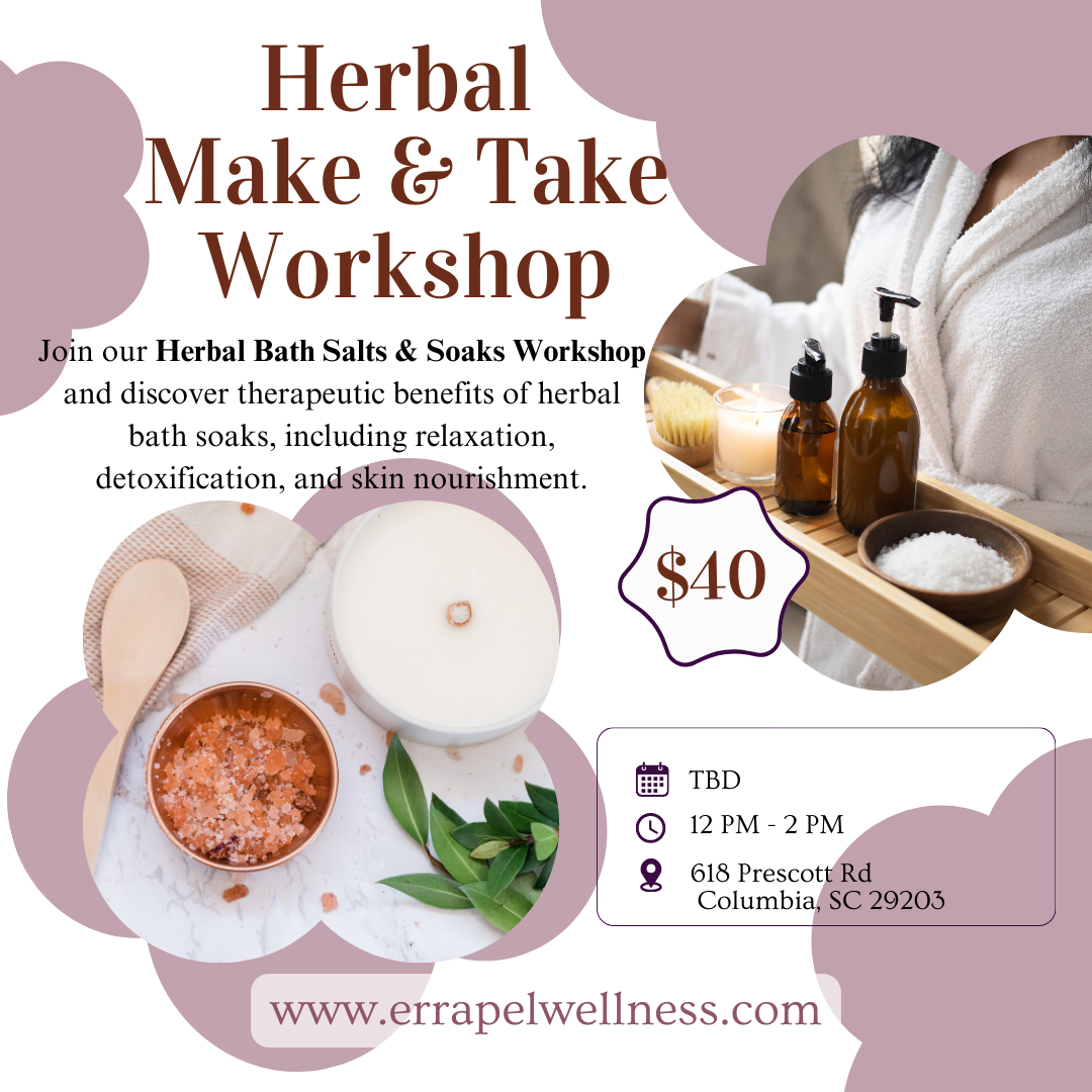 Herbal Bath Salts & Soaks Workshop